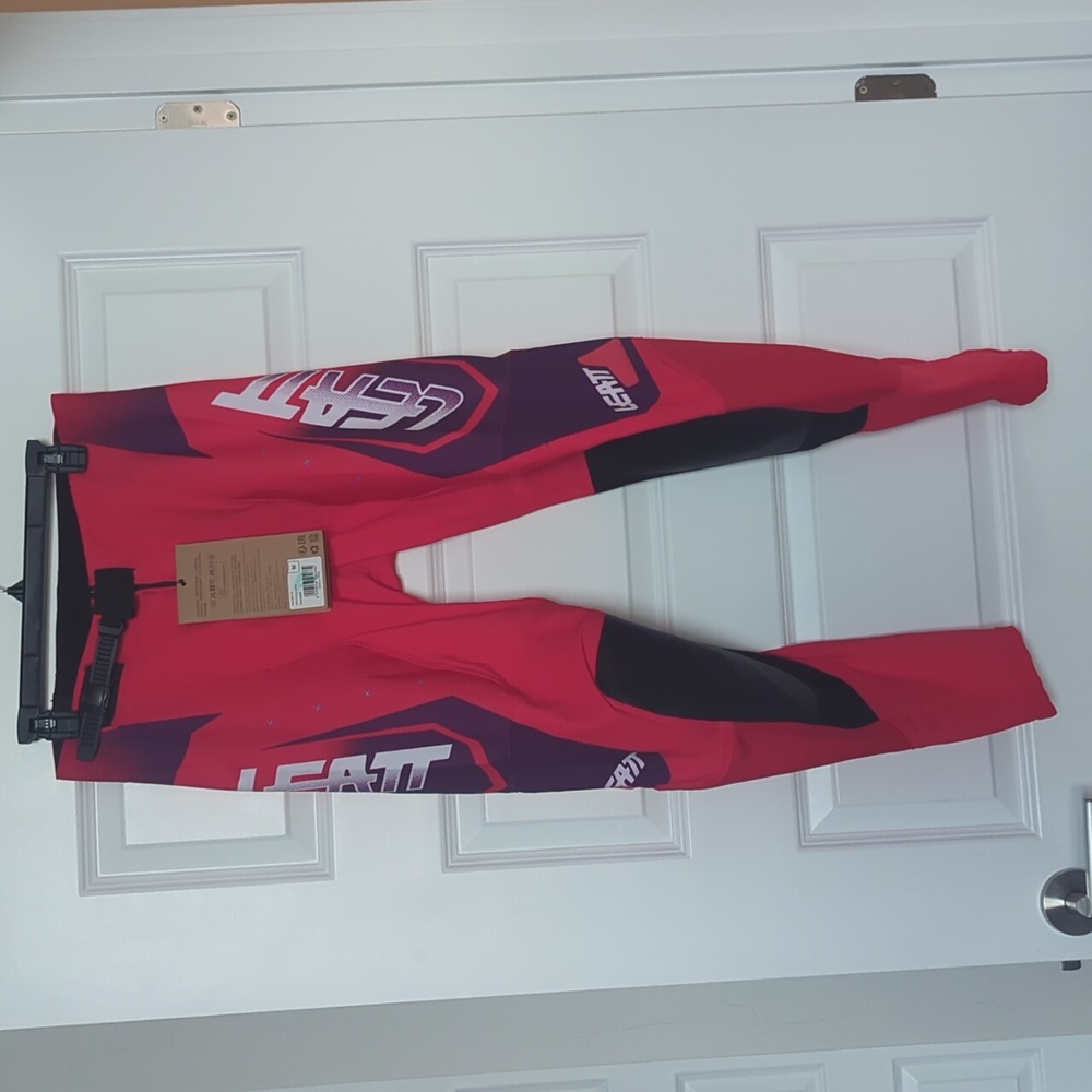 Men's Red and Black Pants